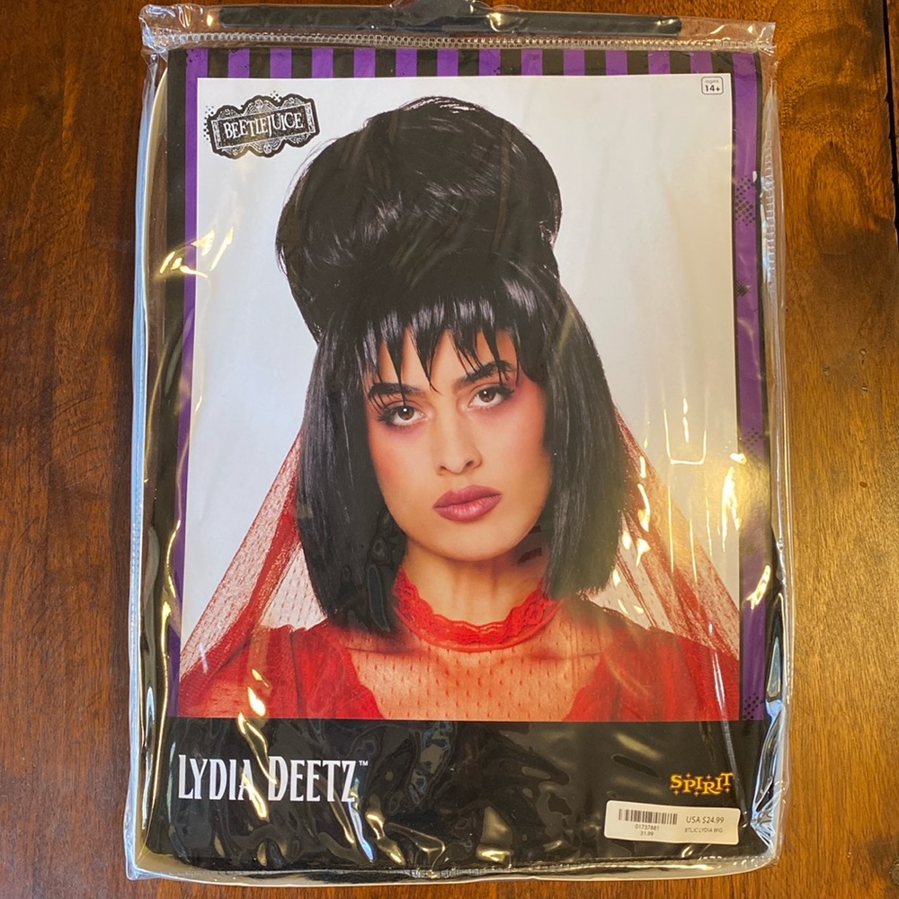 NEW Lydia Deetz wig